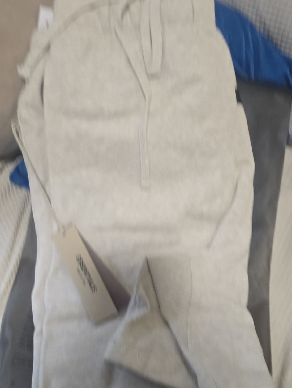 Light Gray Drawstring Sweatpants